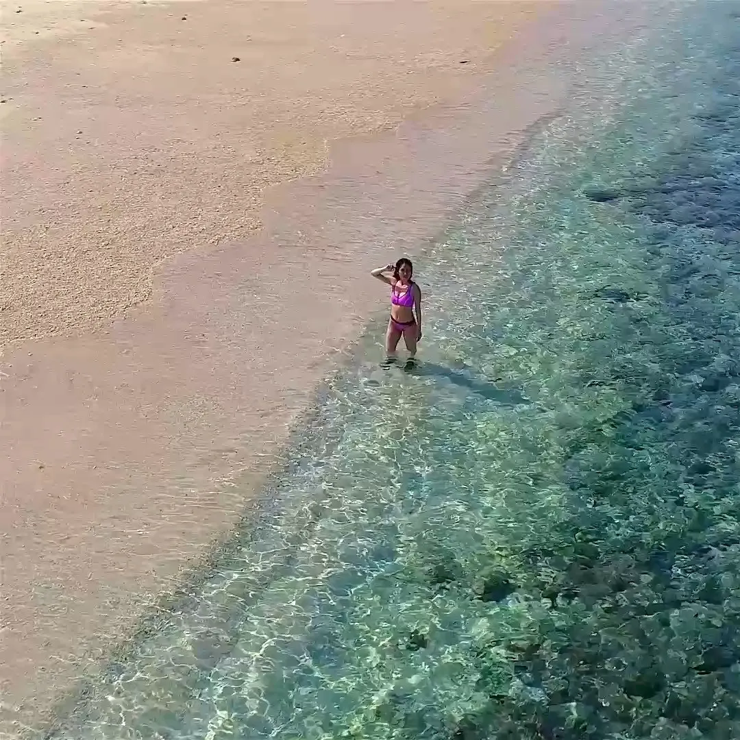 阿嘉島でドローン